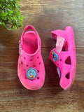 Crocs Pink com Velcro TAM 29