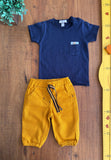 Conjunto Touchébebê Camiseta e Calça TAM 6 a 9 Meses