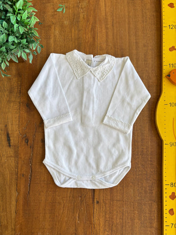 Body Bebe Gola Branco Clémentine Bébé TAM P 3 Meses
