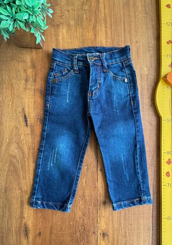 Calça Jeans Póim Infantil TAM 1/2 Anos