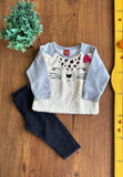 Conjunto Infantil Kyly Moletom e Calça TAM 1 Ano