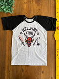 Camiseta Stranger Things - Hellfire Club Preta TAM 12 Anos