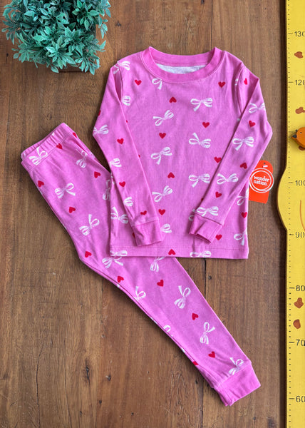Pijama Infantil Coracoes Wonder Nation TAM 3 Anos