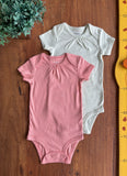 Conjunto Body Carter’s Bebê Liso Novo TAM 12 Meses