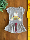 Vestido Gatinho Cinza TAM 1 Ano