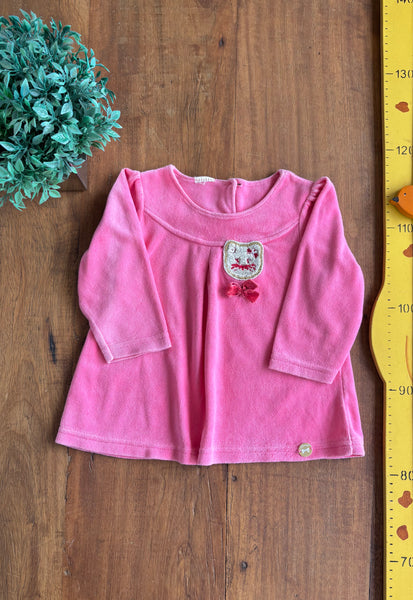 Blusa Infantil Plush Inverno Zig Mundi TAM 2 Anos