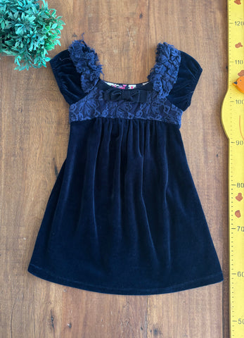 Vestido Infantil Plush Milkontos TAM 4 Anos