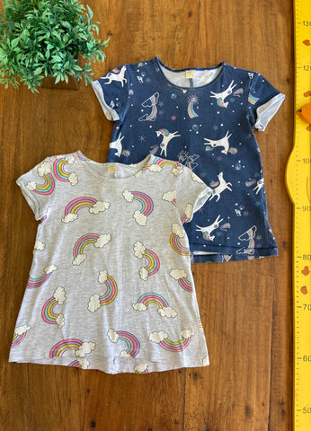 Kit 2 Camisteas Unicórnio Yampi for Girls TAM 4 Anos