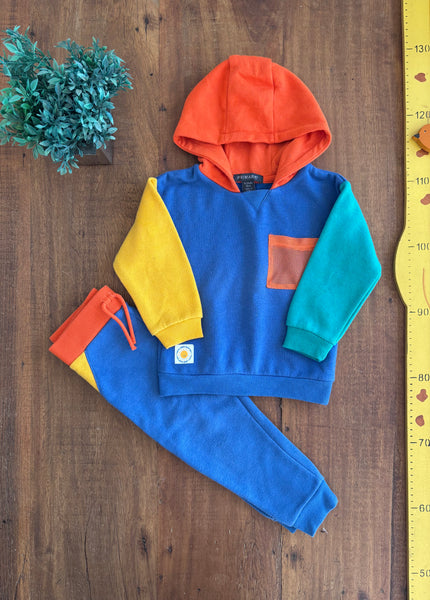 Conjunto Moletom Forrado Primark TAM 18 a 24 Meses 92 cm