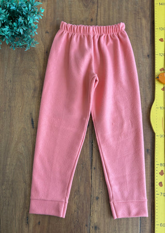 Calça Fleece Infantil Tacadu Rosa TAM 10 Anos