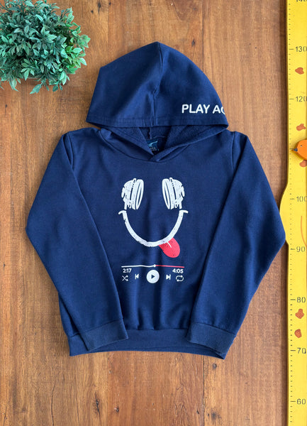 Moletom Gorro Infantil Brava Fashion TAM 7-8 Anos