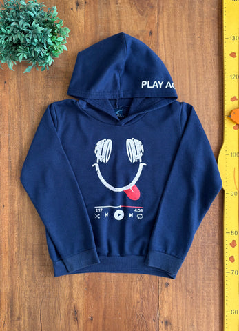 Moletom Gorro Infantil Brava Fashion TAM 7-8 Anos