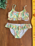Biquíni Amarelo Floral Zara TAM 11-12 Anos