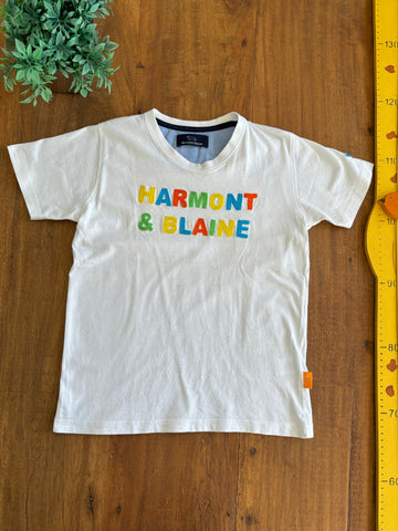 Camiseta Bordada Harmont & Blaine TAM 8 Anos