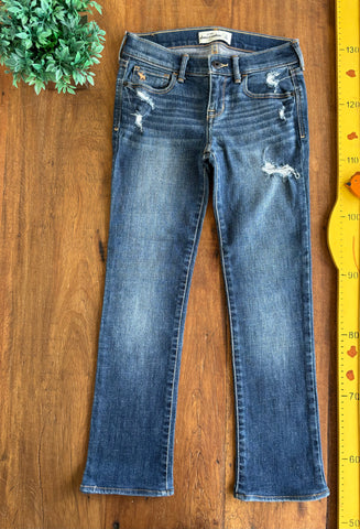 Calça Jeans Bolso Trançado Abercrombie Kids TAM 14 Anos
