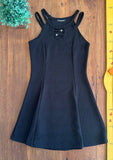 Vestido MC Infantil Feminino Alça Preto Lilimoon TAM PP 14 Anos