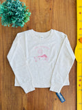 Moletom Infantil Oshkosh Bordado Love Novo TAM 6 Anos