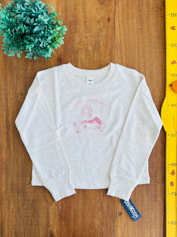 Moletom Infantil Oshkosh Bordado Love Novo TAM 6 Anos
