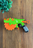 Lançador Nerf Original Zombie Strike Crosscut  com 4 Dardos TAM 33 X 22 cm