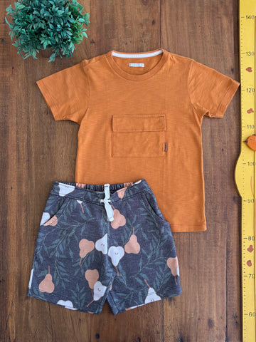 Conjunto Infantil Bugbee Camiseta e Shorts TAM 6 Anos