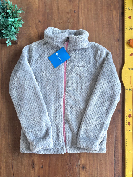 Jaqueta Fleece Infantil Columbia Fire Side Sherpa Full Zip TAM 10 - 12 Anos