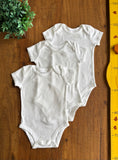 Kit 3 Body Carter's Branco TAM 3 Meses