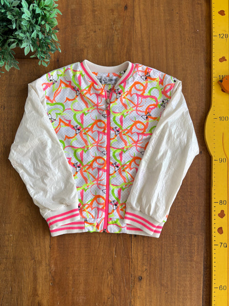 Jaqueta Infantil Petit Cherie Colecao Snoopy Neon TAM 4 Anos