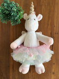 Pelúcia Unicórnio com Saia Tule TAM 60 cm