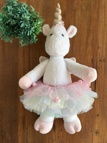 Pelúcia Unicórnio com Saia Tule TAM 60 cm