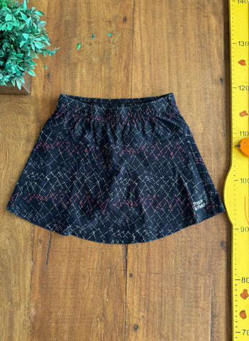 Short Saia Track Field Prea Estampa TAM 10 Anos