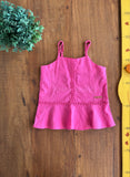 Blusa Alça Bordada Momi Rosa TAM 4 Anos