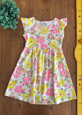 Vestido Fakini Infantil Floral TAM 6 Anos