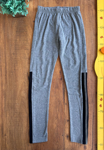 Calça Legging Cinza Faixa Young Class TAM 10 Anos