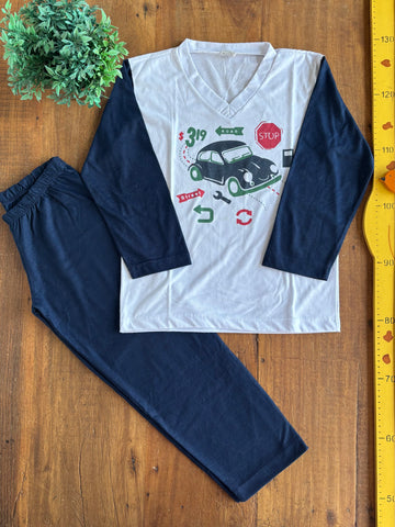 Pijama Infantil Inverno Fusca TAM 8 Anos