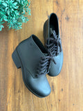 Bota Melissa Stellar Cano Curto Preto Fosco TAM 33/34