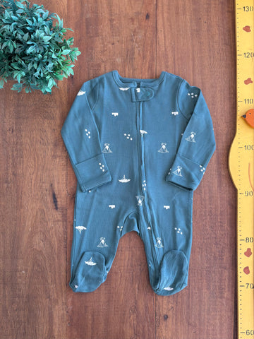 Macacão Carter's Novo Infantil Verde TAM 0 a 3 Meses