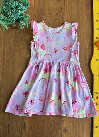 Vestido Peppa Pig Riachuelo TAM 6 Anos