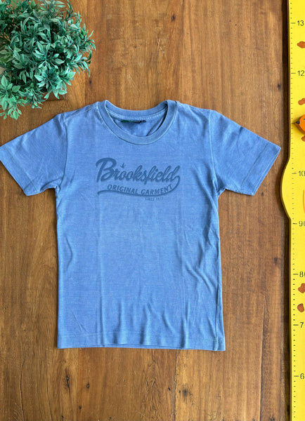 Camiseta Brooksfield Infantil Azul TAM 4 Anos