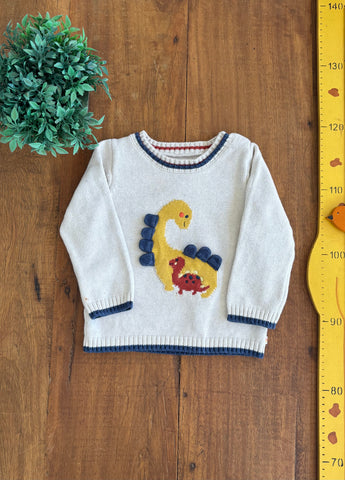Blusa Tricot Inverno Sergent Major Dinossauro TAM 18 Meses