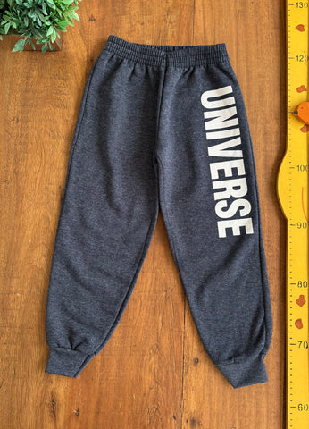 Calça Moletom Forrado Infantil Azul TAM 3 Anos