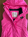 Colete Puffer Abercrombie Feminino Gorro TAM 12 a 14 Anos