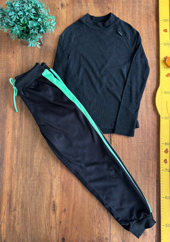 Conjunto Segunda Pele Wedze e Calça Pool Kids TAM 6 Anos