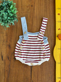 Body Tricot Listrado Le Petit Demain TAM 3 a 6 Meses