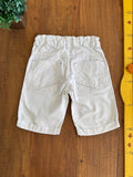 Bermuda Brim Branca Chicote Jeans Wear TAM 6 Anos