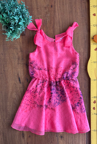 Vestido Infantil tecido leve com Foro Infanti TAM 3 Anos