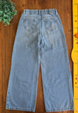 Calça Jeans Wide Leg Infantil Corções  Fuzarka TAM 9/10 Anos Até 140 cm