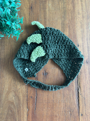 Gorro Crochê Dino TAM GG