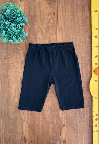 Bermuda Cotton Preta Brandili TAM 10 Anos