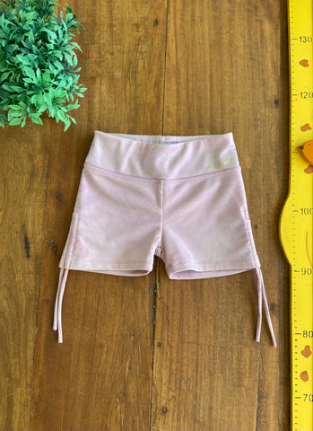 Shorts Gliter Rosa Justice TAM 5/6 Anos