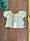 Blusa Canelada Decote Franzido Minore Kids TAM 6 Anos